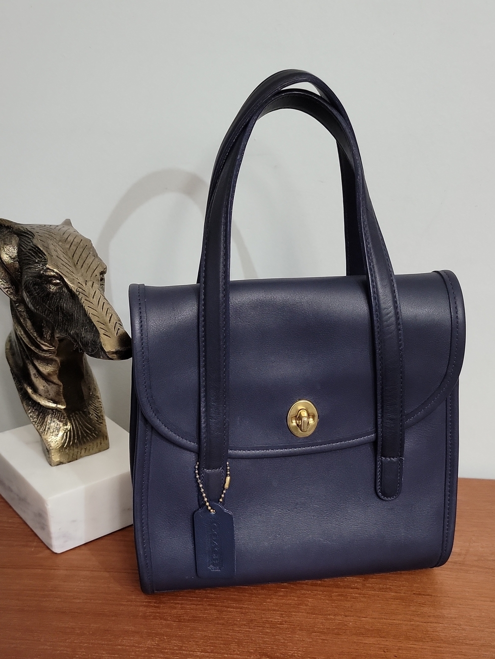 Rare Vintage Coach Belmont Blue 9088